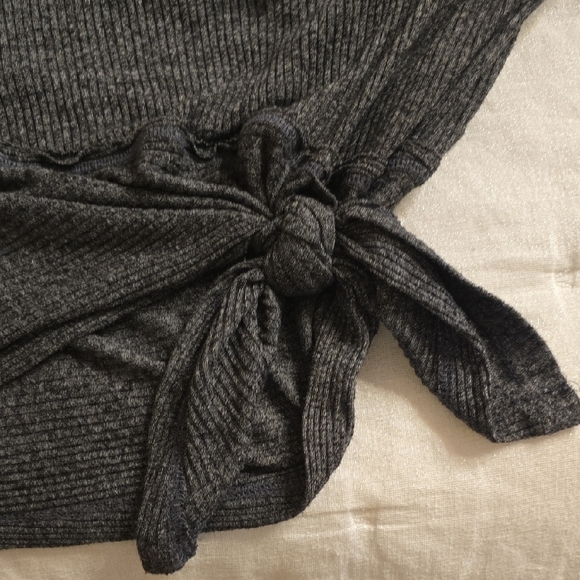 We The Free Charcoal Off-Shoulder Sweater - Picture 13 of 14
